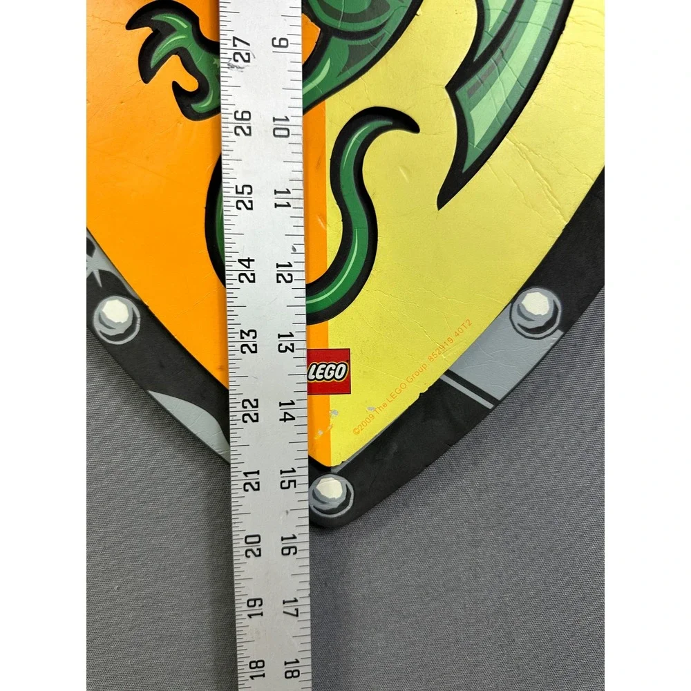 LEGO Castle Dragon Knight Foam Shield Green Dragon‎ 2009 Vintage 852919 40T2